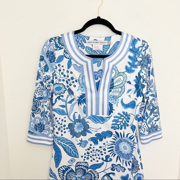 Gretchen Scott Split Neck Jersey Performance Dress - Picture 4 of 8